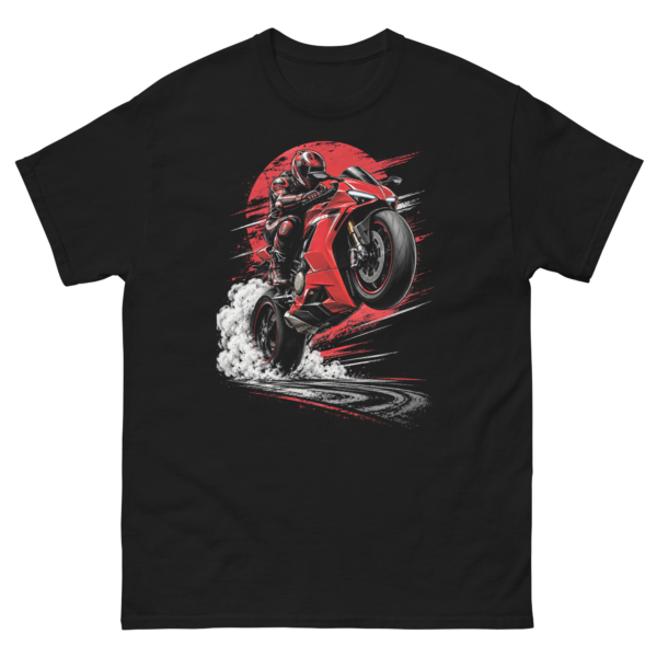 unisex-classic-tee-black-front-6ab160329085a.jpg Redline Wheelie Unisex Classic Tee