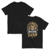 unisex-classic-tee-black-front-and-back-6abbf9618834c.jpg BORN TO LEAD Lion Crown T-Shirt
