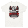 unisex-classic-tee-white-front-6ab4b480636bf.jpg Built Different Eagle Graphic T-Shirt