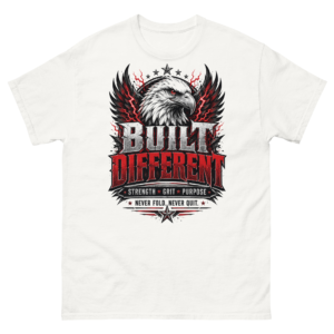 Built Different Eagle Graphic T-Shirt