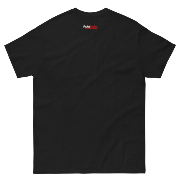 unisex-classic-tee-black-back-6ac7034f17517-1.jpg Pocket Smokes Scan Me QR Code T-Shirt – Black