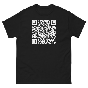 Pocket Smokes Scan Me QR Code T-Shirt – Black